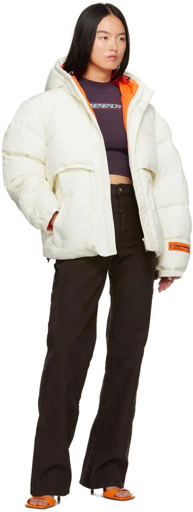 Heron Preston Off-White Hooded Down Jacket 4
