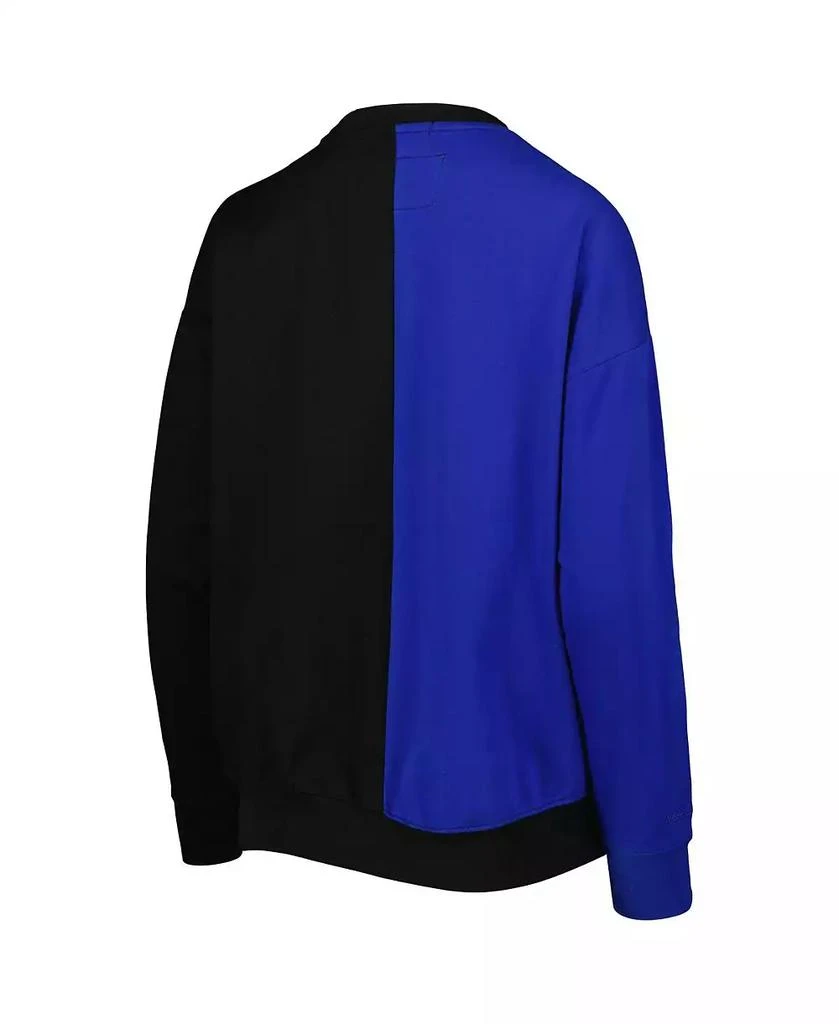 Mitchell & Ness Women's Royal, Black Buffalo Bills Big Face Pullover Sweatshirt 2