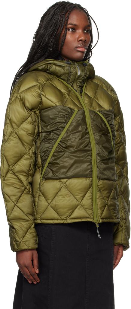 Shop Khaki Light Down Jacket on Sale at BeyondStyle – Get 62