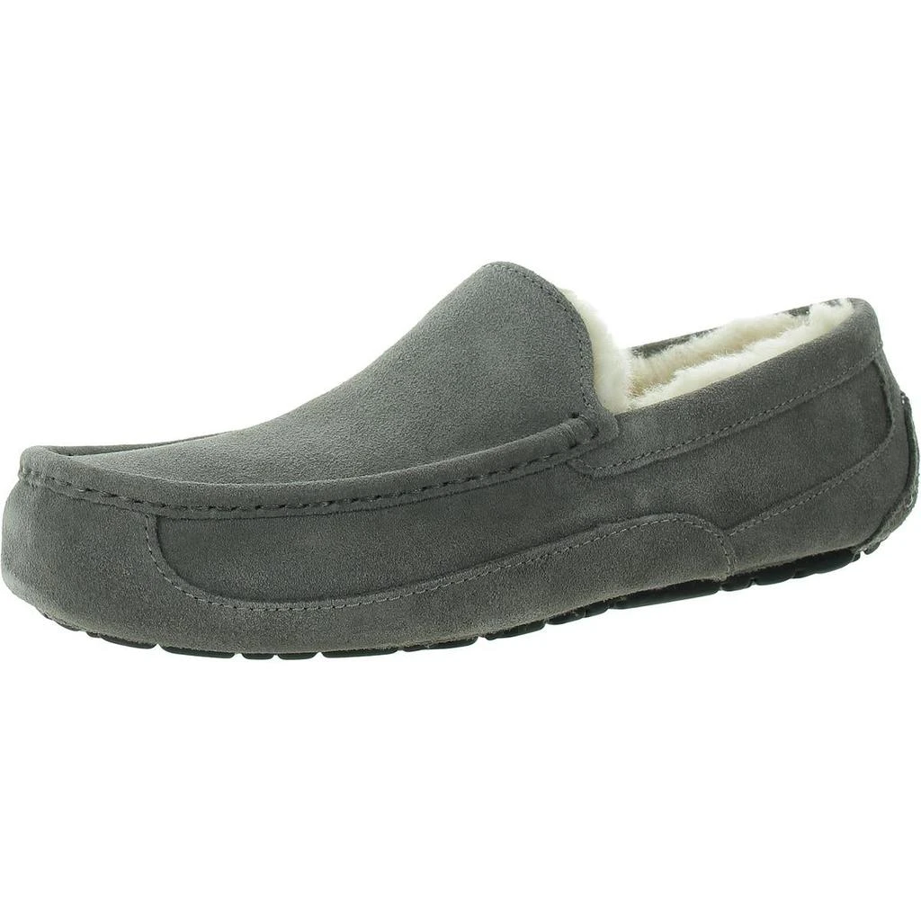 UGG Ascot Mens Suede Shearling Moccasin Slippers 11