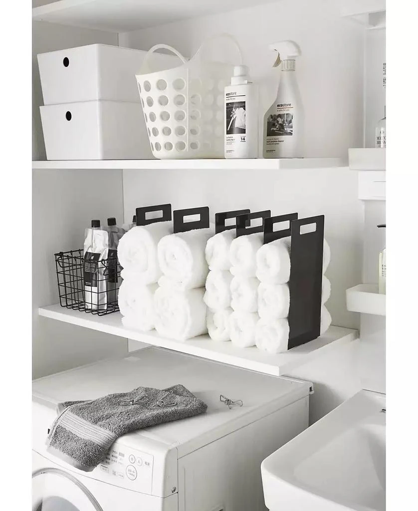 Yamazaki Home Tower Interlocking Towel Organizer Set of 2 9