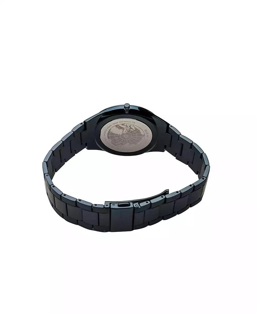 Bering Men's Ultra Slim Blue Stainless Steel Bracelet Watch 40mm 3