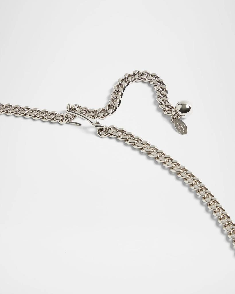 Valentino VLogo Signature Crystal-Embellished Chain Belt 4