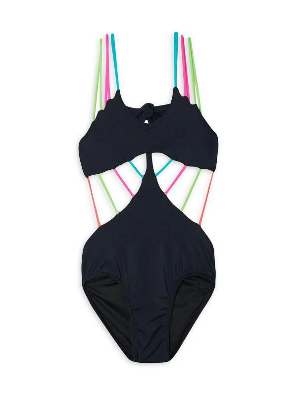 Little Peixoto Little Girl's & Girl's Alana Cut-Out One-Piece Swimsuit 1