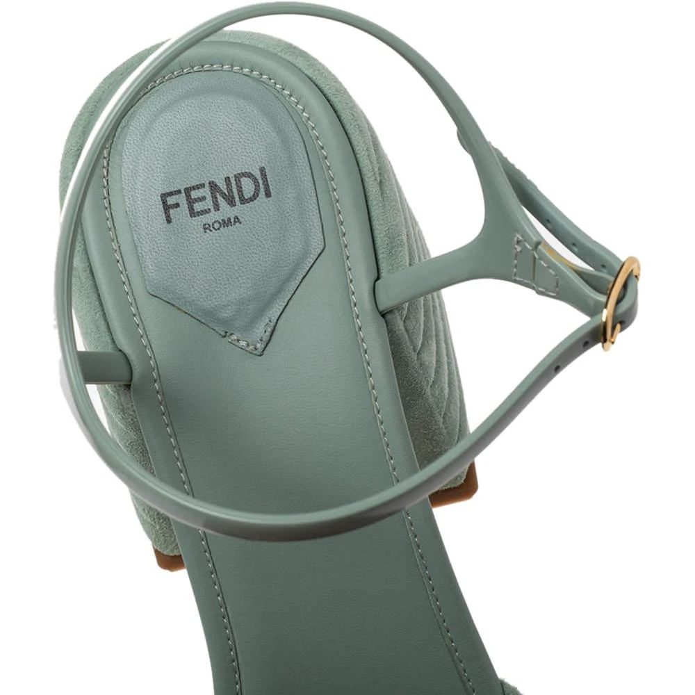 Fendi Fendi Light Blue Suede And Jelly Promenade Sandals Size 39 7