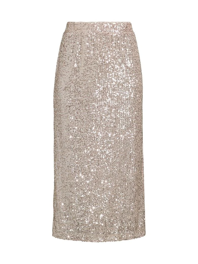Weekend Max Mara Ottelia Sequined Stretch Jersey Midi-Skirt 1