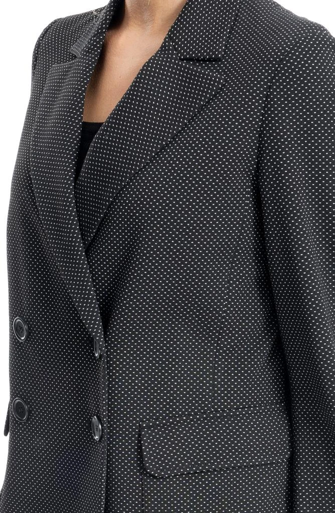 Max Studio Double Breasted Pin Dot Blazer 3