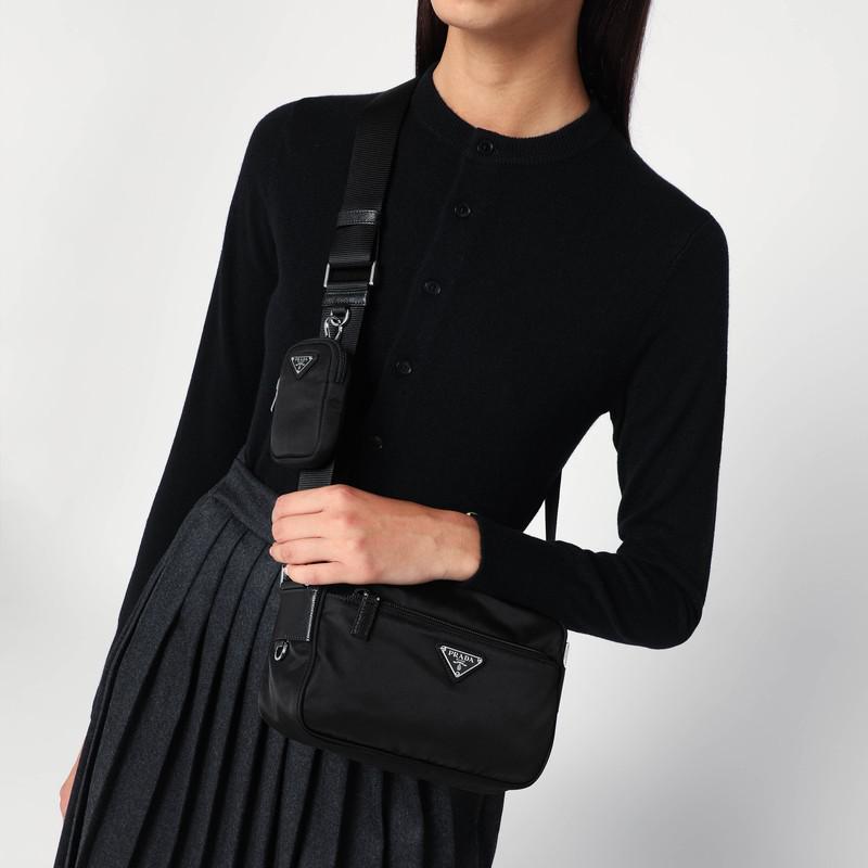 Prada Black Re-Nylon crossbody bag
