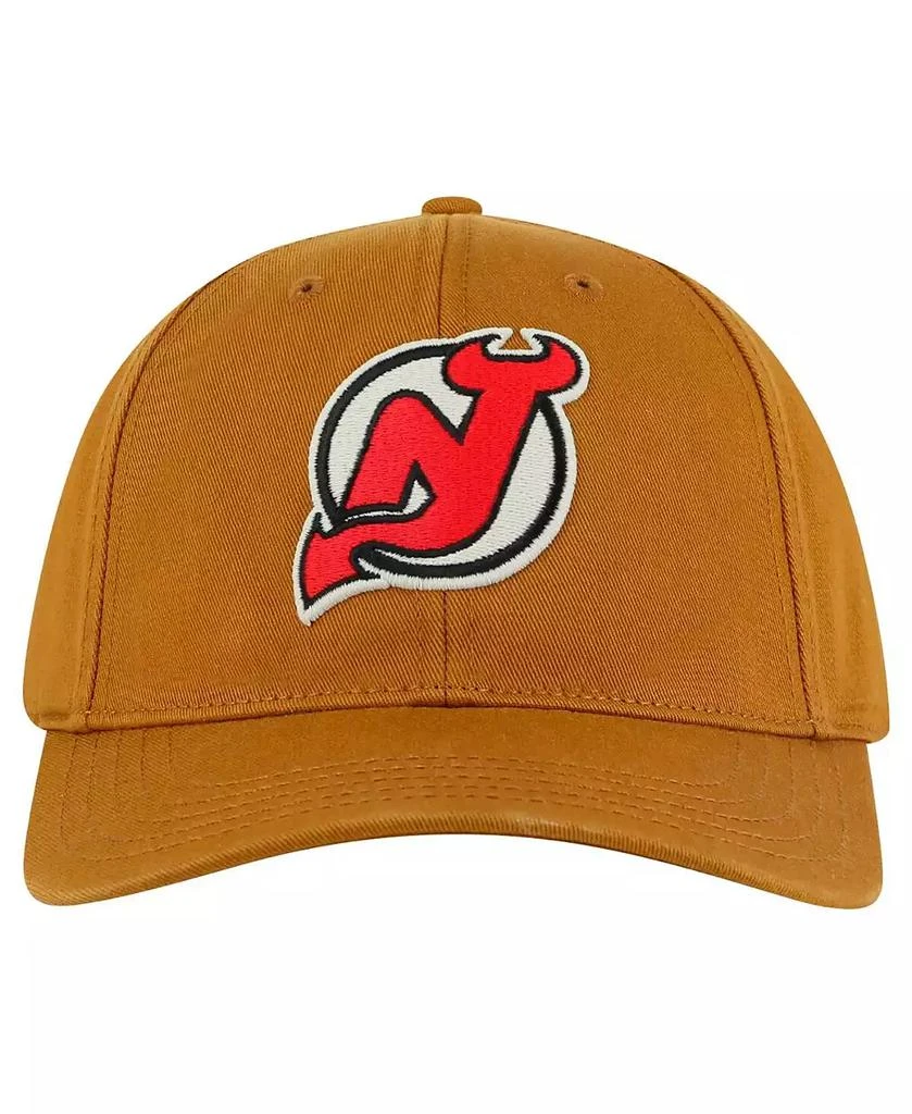 American Needle Men's Tan New Jersey Devils Hepcat Washed Twill Adjustable Hat 1