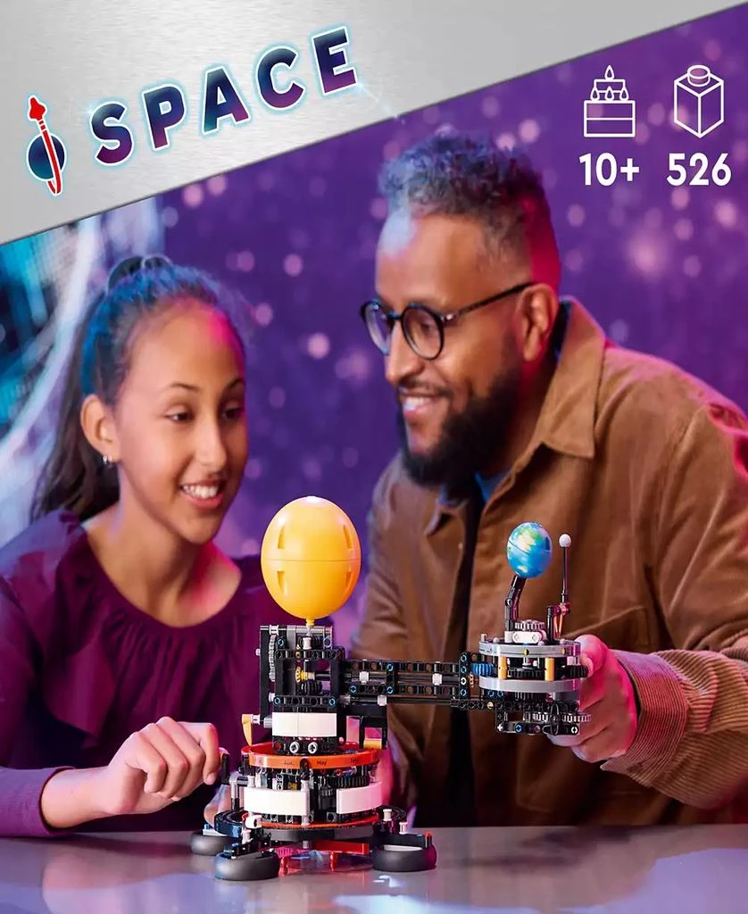 LEGO Technic Planet Earth and Moon in Orbit 42179 Building Set, 526 Pieces 2