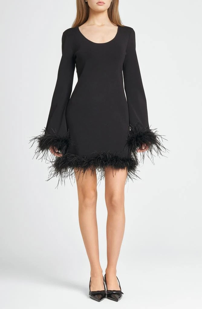 Shop Karlie Feather Trim Long Sleeve Minidress on Sale at BeyondStyle  Get  79% Off Karlie Feather Trim Long Sleeve Minidress with Limited-Time Flash  Deals, Exclusive Discounts, and Special Offers. Enjoy Unbeatable