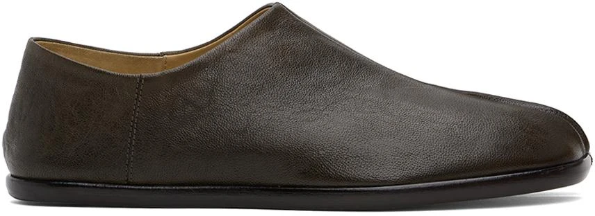 MAISON MARGIELA Brown Tabi Babouches Slip-on Loafers 1