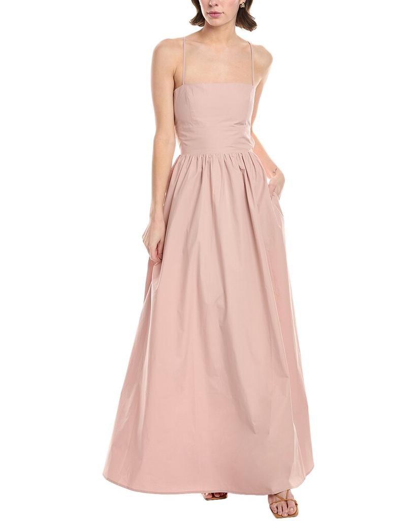 Susana Monaco susana monaco Poplin Open Back Maxi Dress
