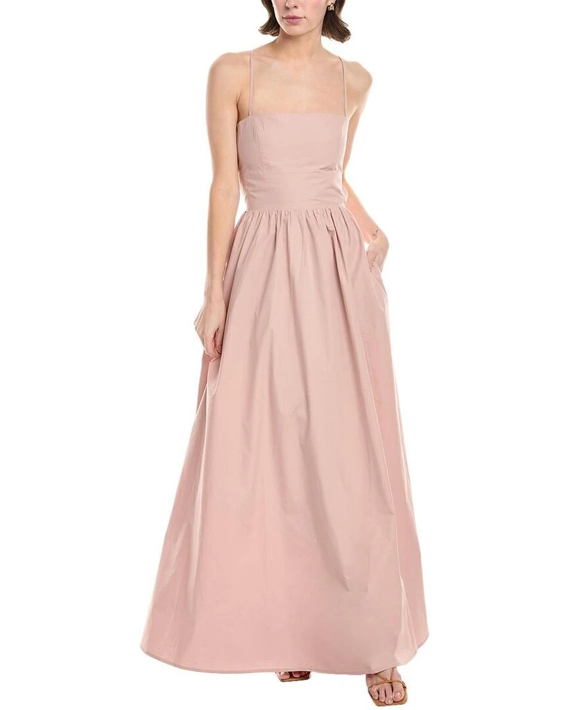 Susana Monaco susana monaco Poplin Open Back Maxi Dress 1