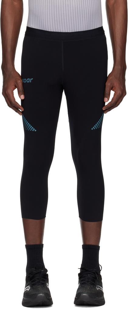 Soar Running Black Session Leggings