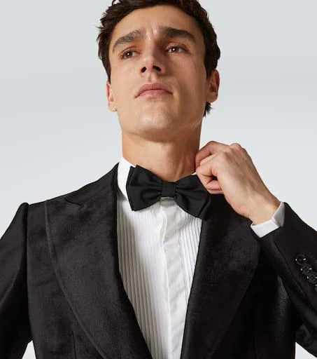LARDINI Wool and mohair bow tie 3