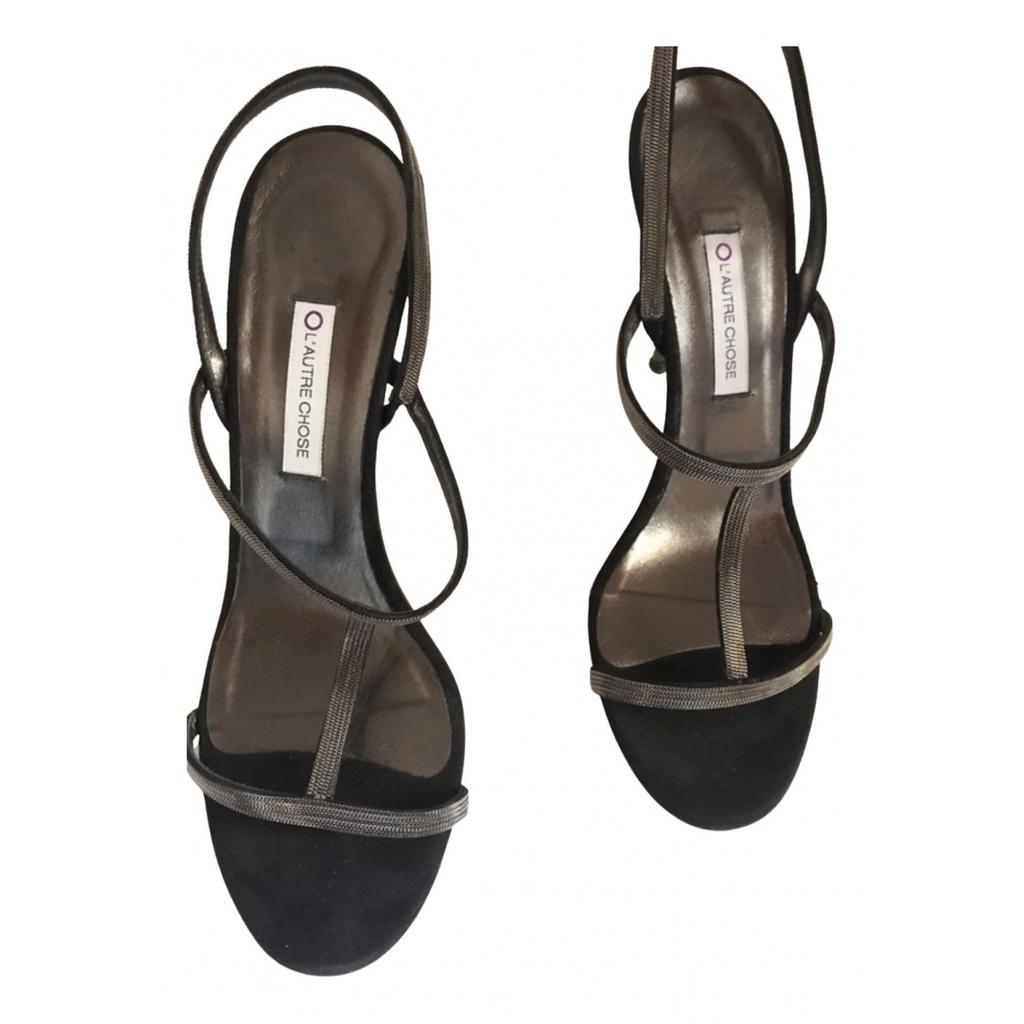 L'AUTRE CHOSE L'Autre Chose Leather sandals