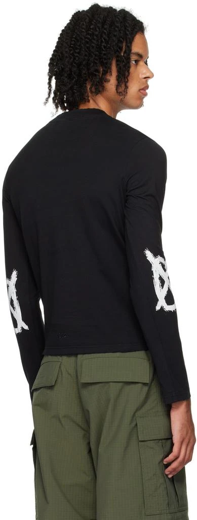 032c Black Victor Long Sleeve T-Shirt 3