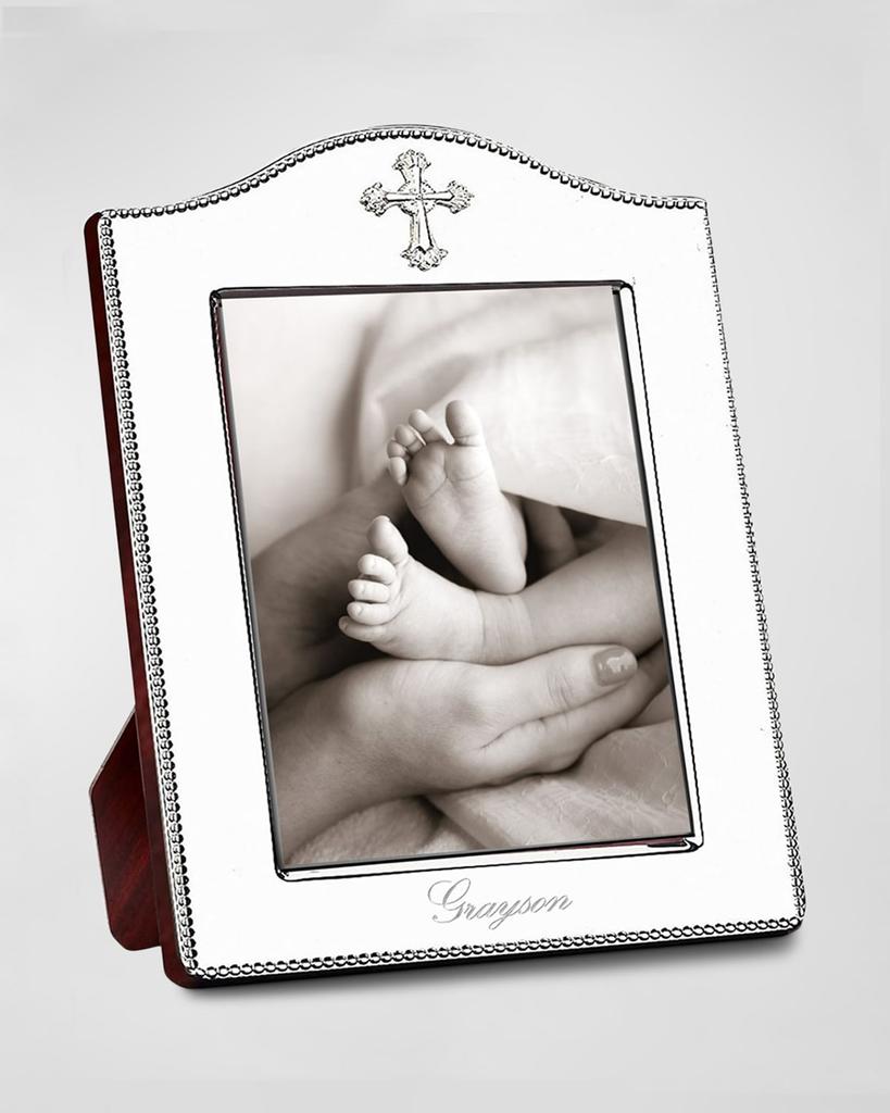 Cunill America Cross Personalizable Photo Frame, 4x6