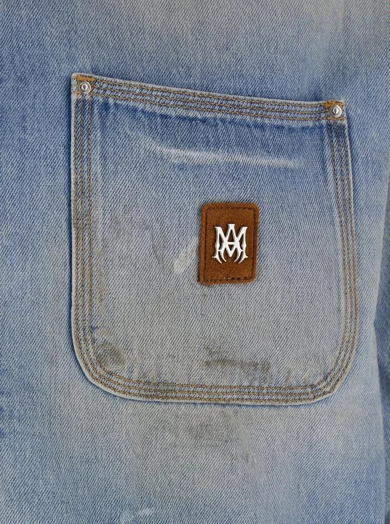 AMIRI Amiri Logo Patch Lightweight Denim Work Jacket 3