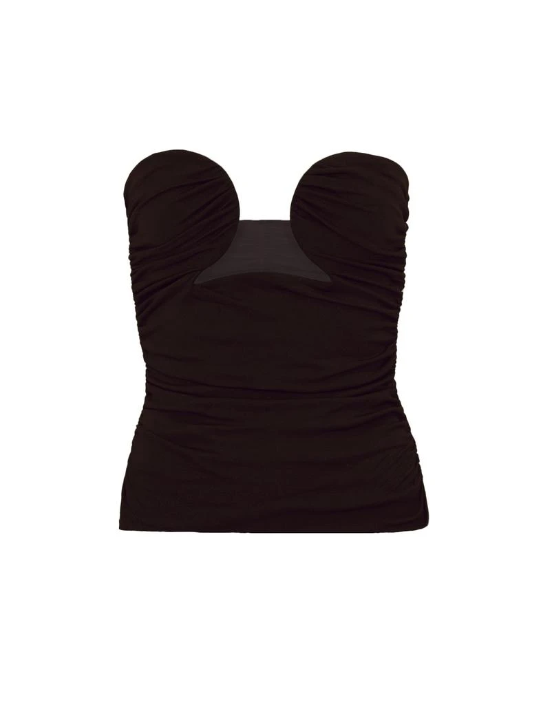 Pixie Market Dominique Bustier Top in Chicory-BESTSELLER 5