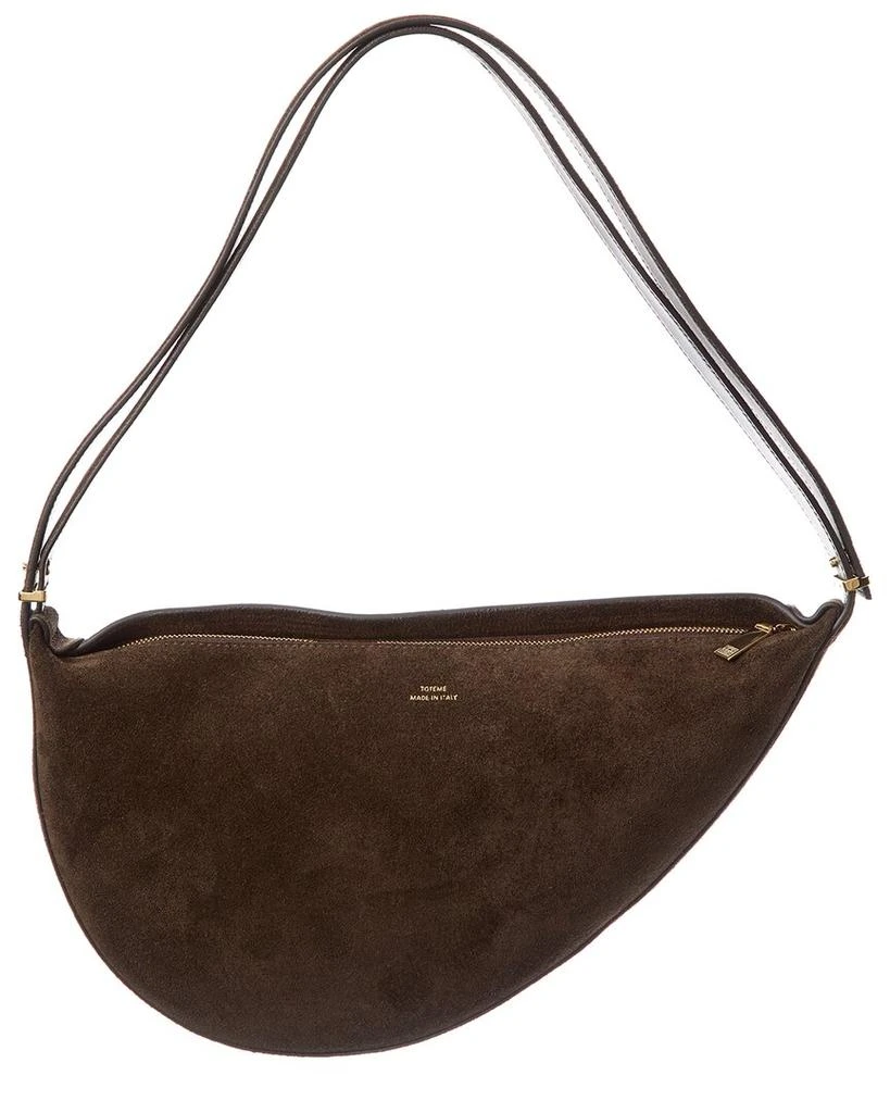 Totême TOTEME Scooped Suede Hobo Bag 1