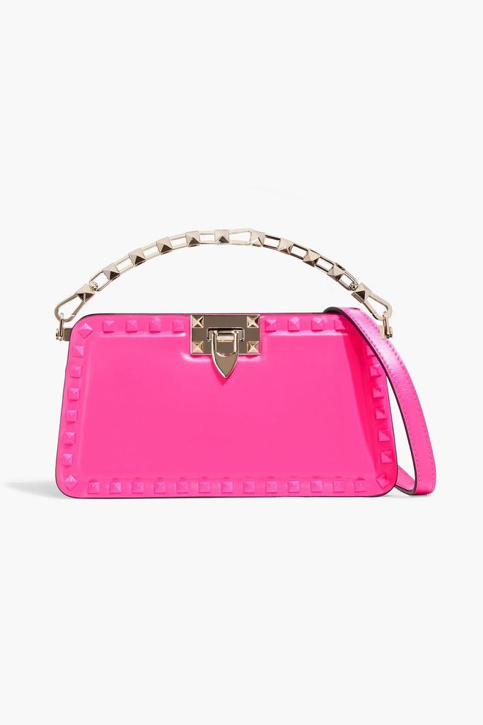 Valentino Rockstud leather clutch