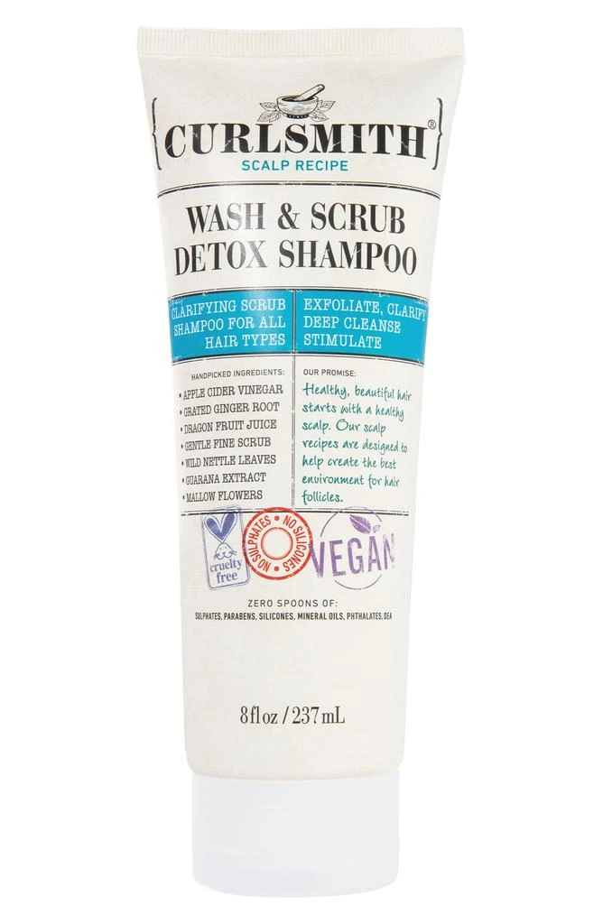 CURLSMITH Wash & Scrub Detox Shampoo 1