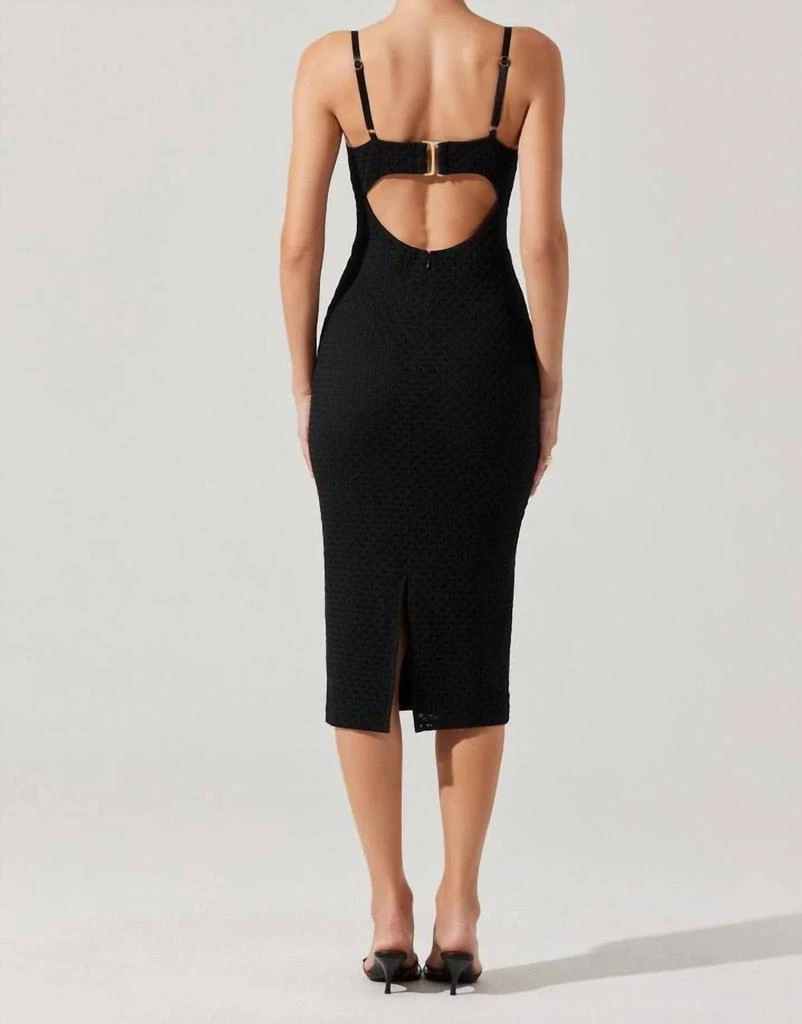 Astr - Jayde Midi Dress  On Sale Now with Up to 71% Off | Discover  Exclusive Deals & Savings at BeyondStyle  Authentic ASTR women > dresses >  midi|1537932183|black|clothing|dresses|midi|nylon-blend|textured|women with  Limited-Time