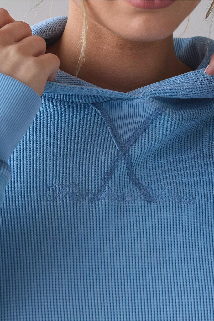 Frankies Bikinis Frankies Bikinis Haven Lullaby Sky Thermal Hoodie Sweatshirt