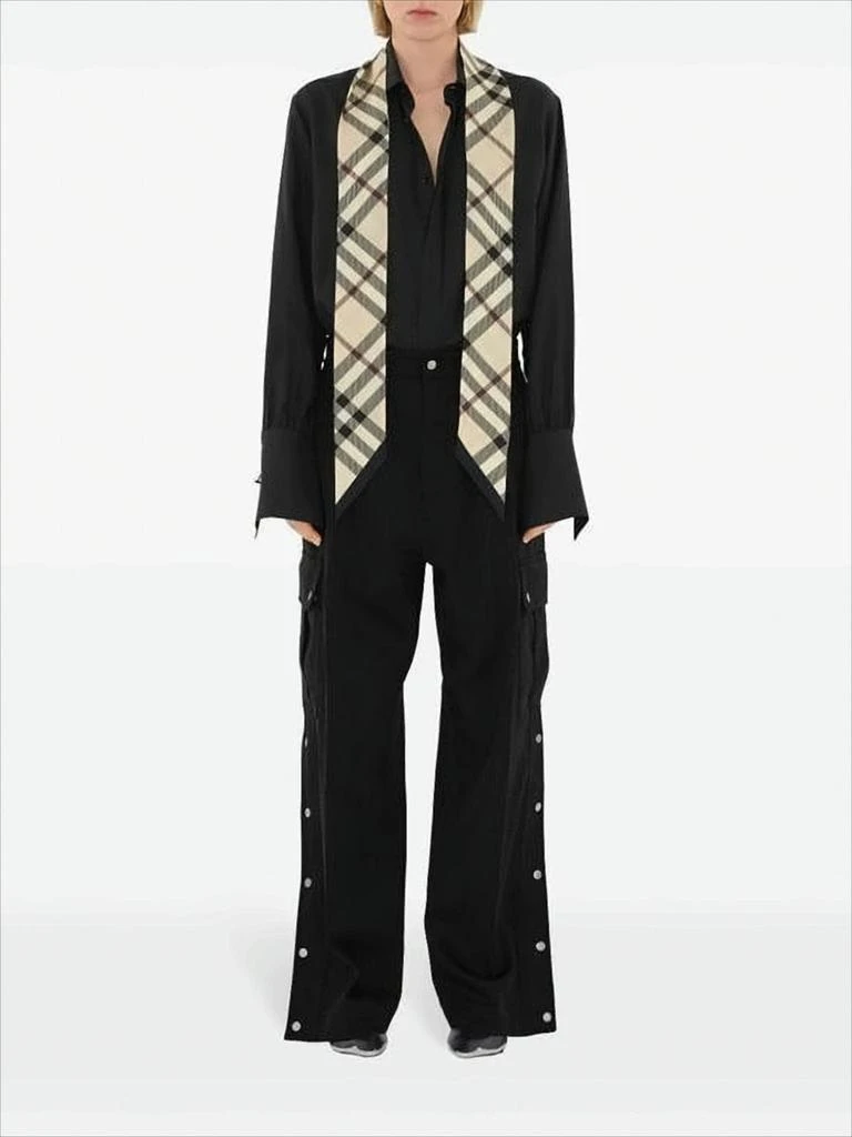 Burberry Classic Check Pattern Silk Scarf 3