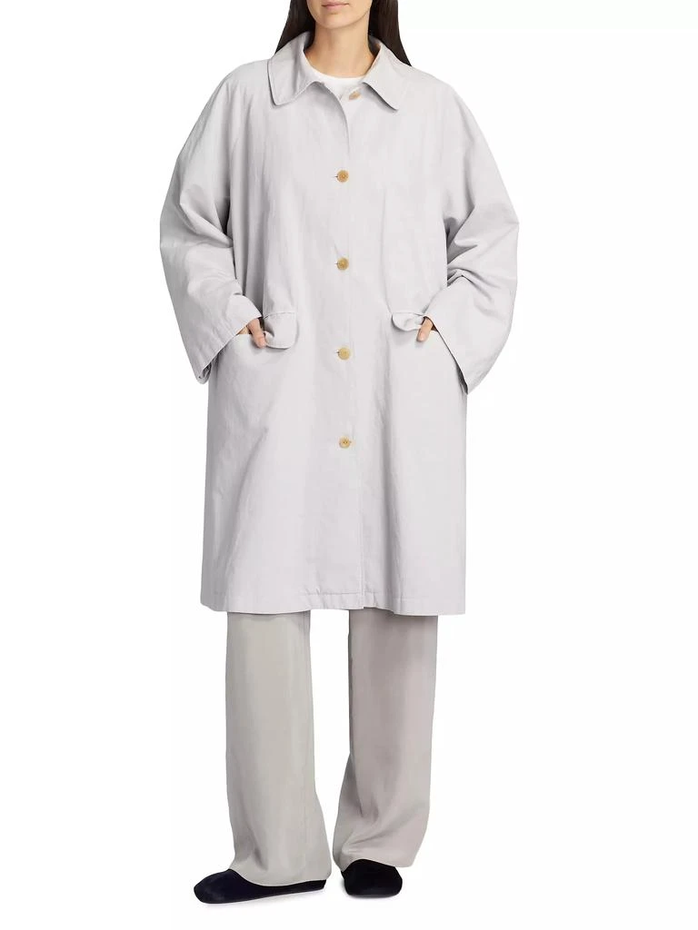 The Row Garth Cotton-Blend Coat 2