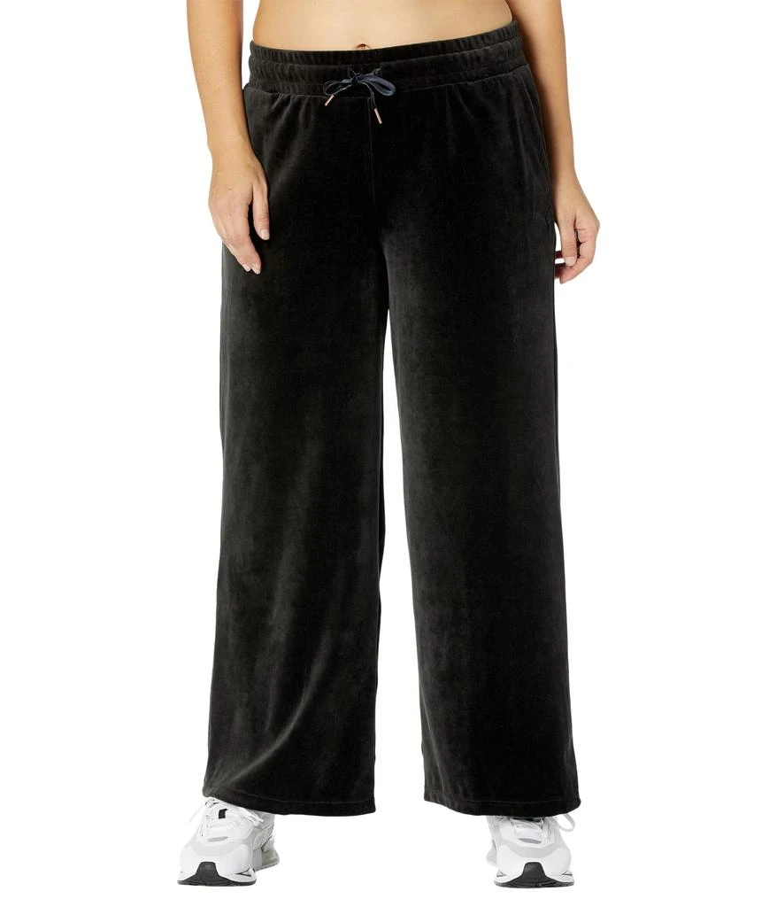 Puma Plus Size Her Velour Wide Pants 1