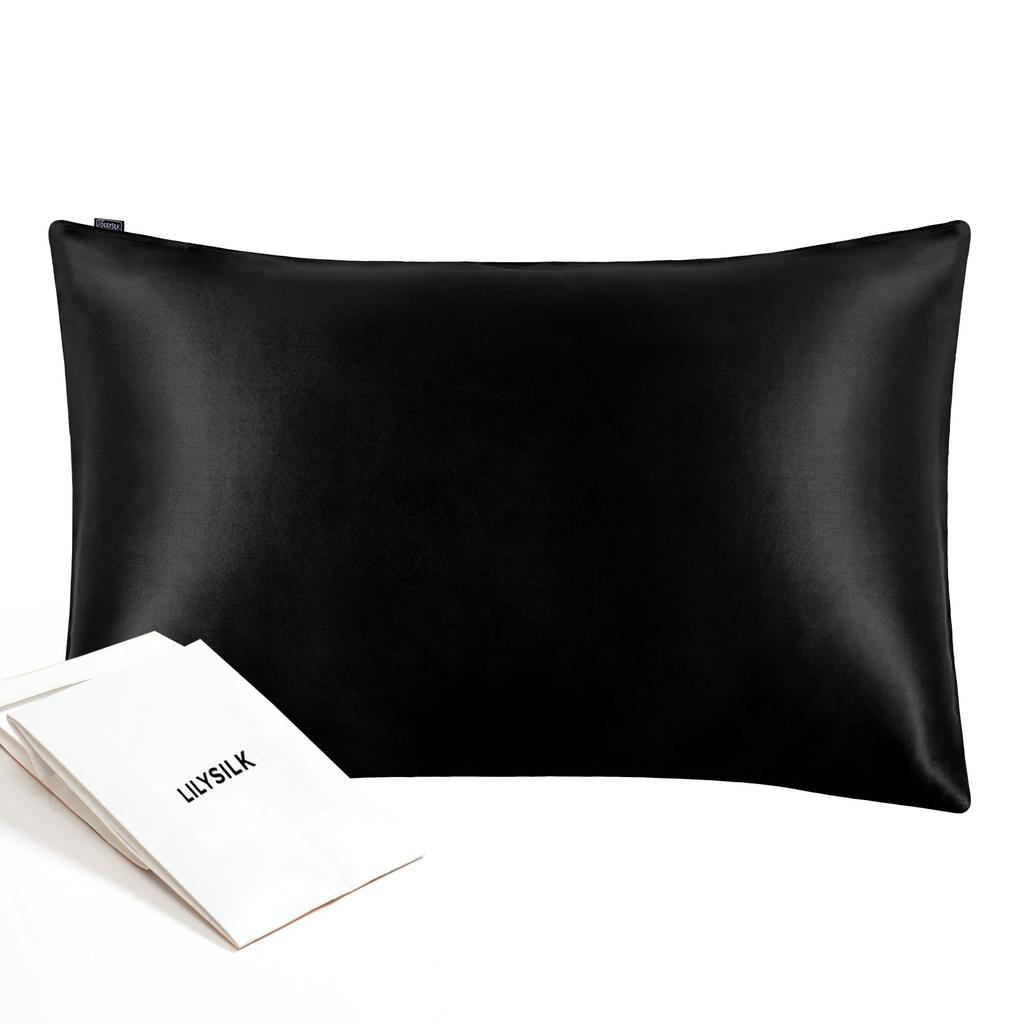 LILYSILK Pure Mulberry Silk Pillowcase , Queen , 22 Momme