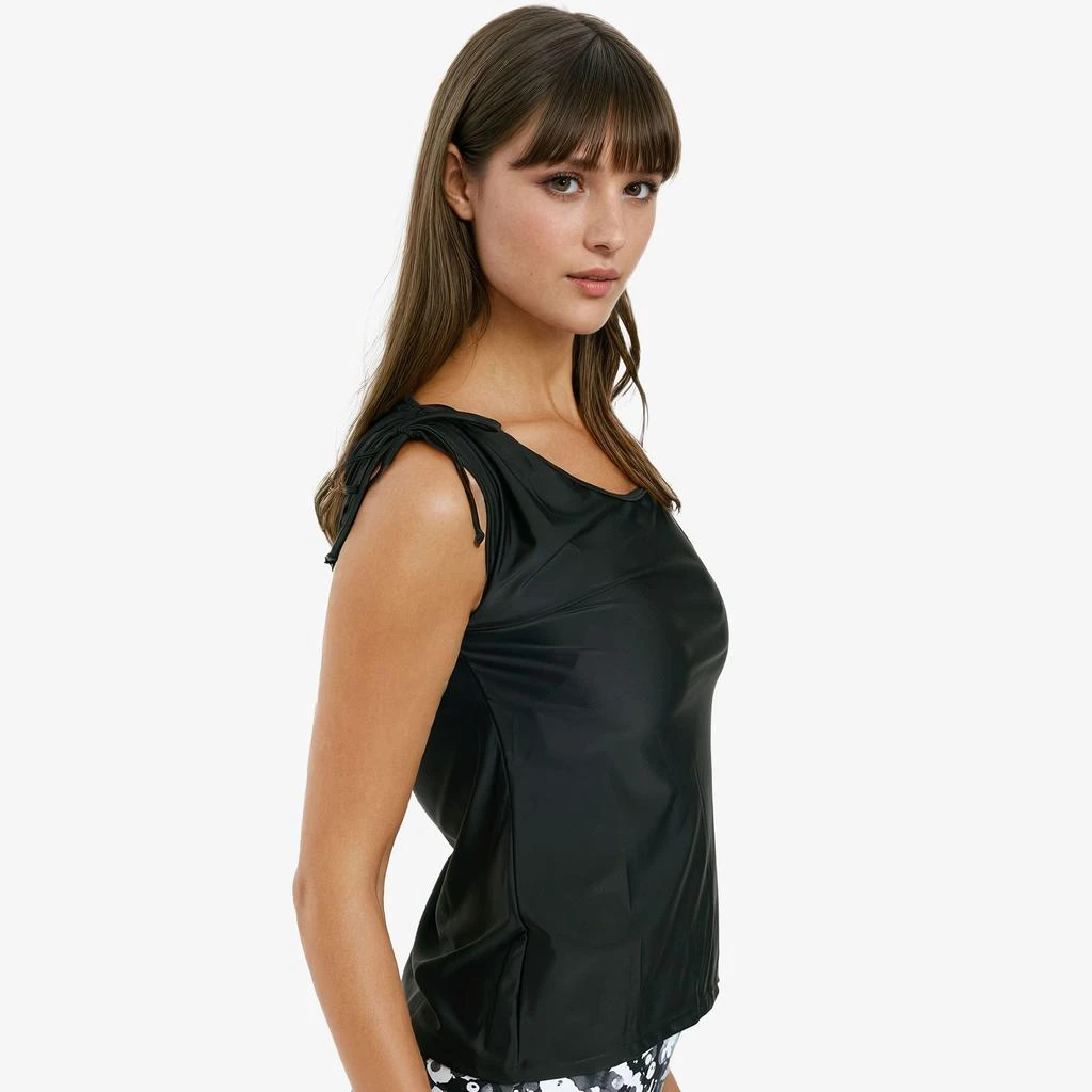 Calypsa Women's Plus 2in1 Adjustable Sleeve Swim Top 4