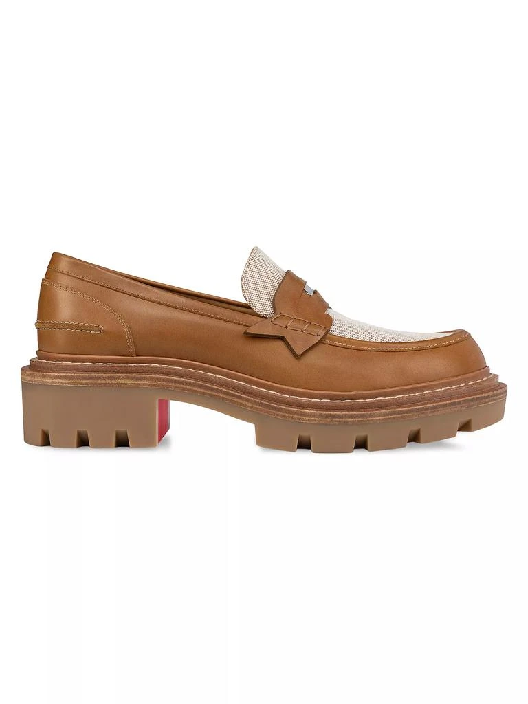 Christian Louboutin Moc College Leather Loafers 1