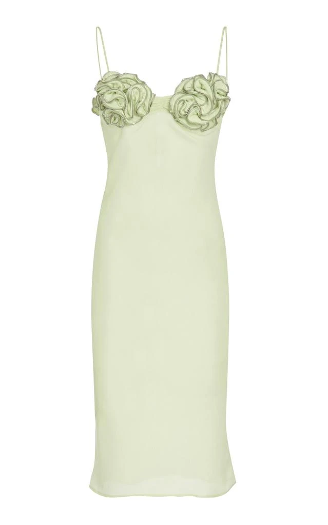 COPERNI Coperni - Rosette-Detailed Mini Dress - Green - FR 38 - Moda Operandi 1