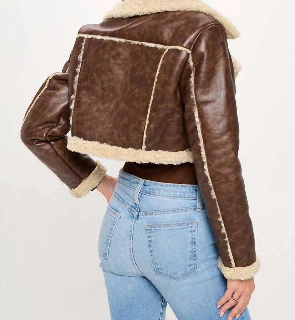 Coalition LA Coalition La - Cropped Aviator Jacket 2