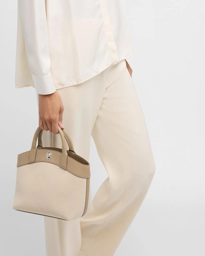 SAVETTE Tondo Small Canvas Tote Bag 4