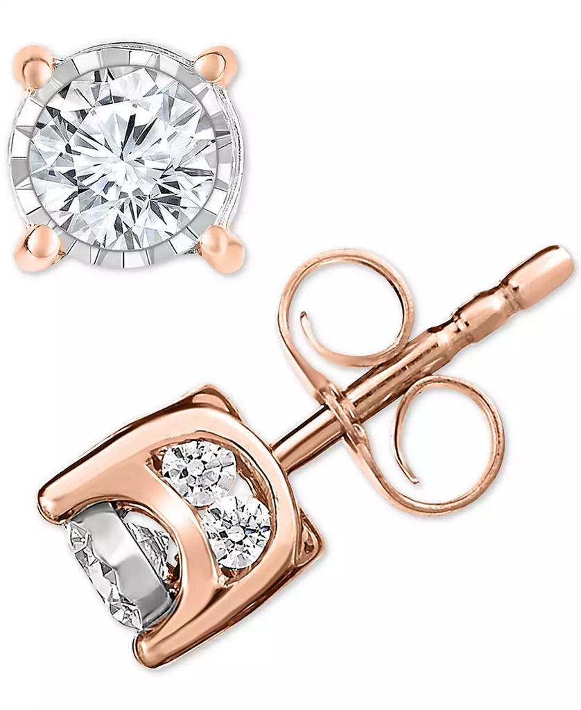 TruMiracle Diamond Stud Earrings (1/2 ct. t.w.) in 14k Gold
