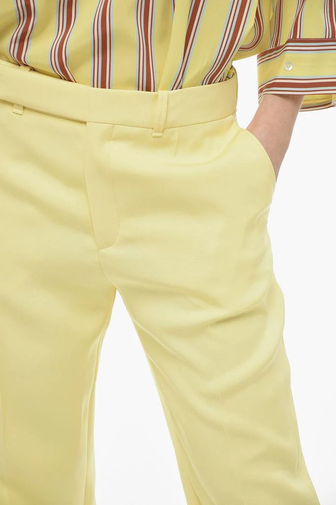Chloé Chloe Silk High-waisted Pants with Pleats 3