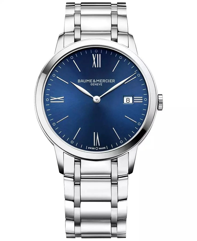 Baume & Mercier Men's Swiss Classima Stainless Steel Bracelet Watch 40mm M0A10382 1