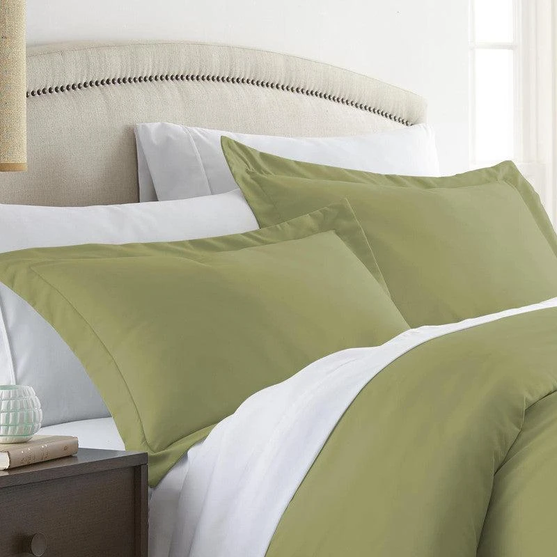 IENJOY HOME Pillow Shams 2-Pack Ultra Soft Microfiber Bedding 1
