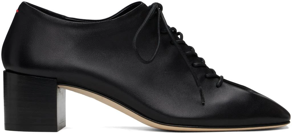 AEYDE Black Cosima Nappa Leather Heels