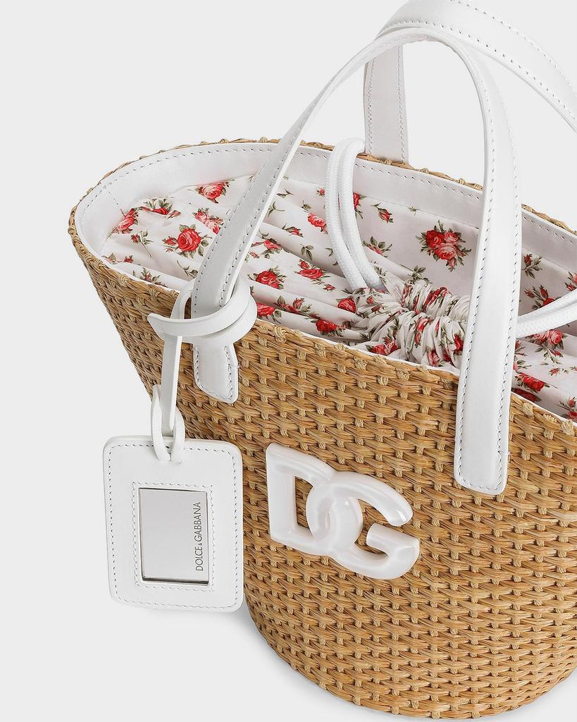 Dolce & Gabbana Kid's Coffa Tote Bag with DG Logo - Tote Bags