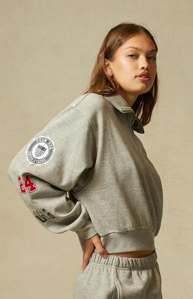 Olympics Team USA Half Zip Sweatshirt 2