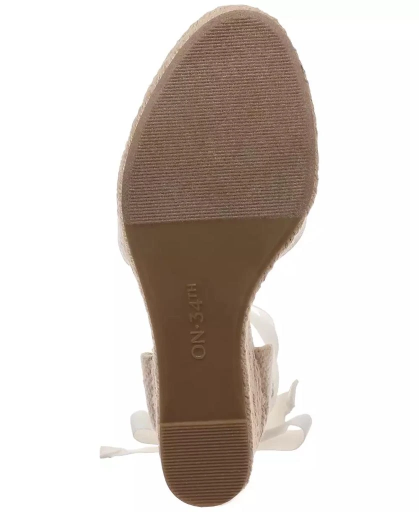 On 34th Melindaa Espadrille Wedge High Heel Sandals, Exclusively at Macy's 5