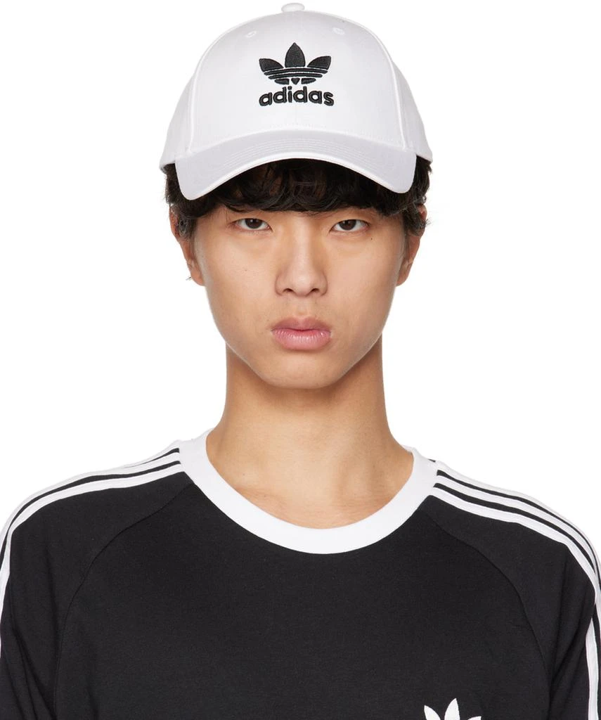Adidas White Trefoil Cap 1