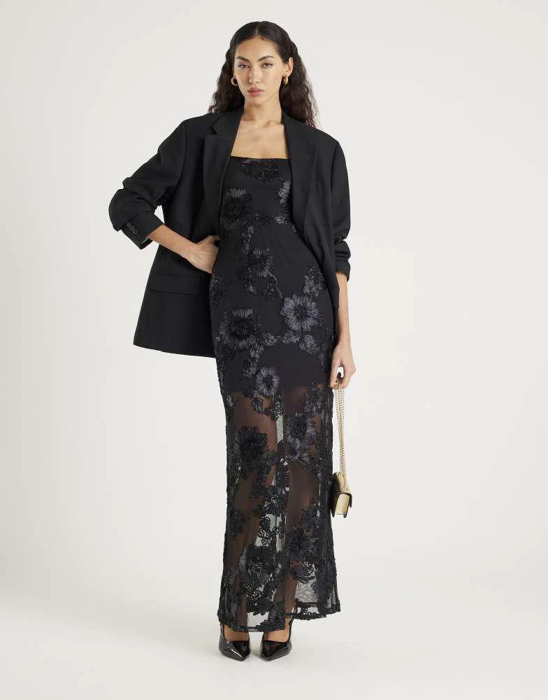 jersey casual maxi dresses high neck jersey maxi Dress | Dress main image 0