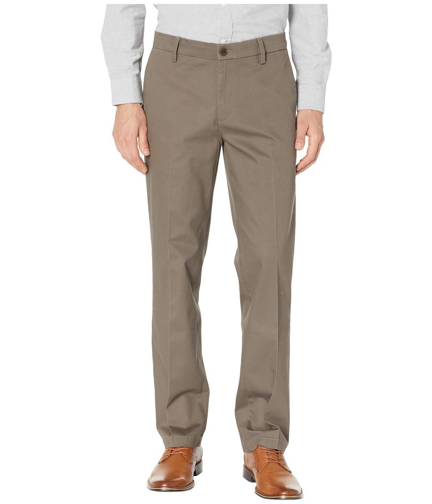 Dockers Straight Fit Signature Khaki Lux Cotton Stretch Pants D2 - Creased